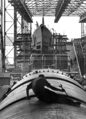 Соединение секций на стапеле (Electric Boat Company)