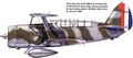 Curtiss 77 в камуфляже для ВМС Франции