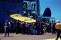 SBC-3 потерпевший аварию при посадке на палубу авианосца USS Enterprise