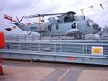 Вертолет Sea King King Mk42B на INS "Mumbai"