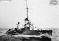 Миноносец Seeadler на полном ходу, 1937 г.