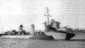 HMS Wallace после модернизации в эскортный миноносец.