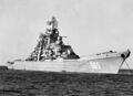 ТАРКР «Киров» на якорной стоянке, октябрь 1985 года