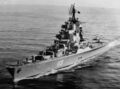 Противолодочный крейсер «Ленинград» в море, 1981 год