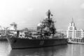 Крейсер «Ленинград» в порту Гаваны, март 1984 года
