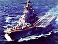 «Новороссийск» в море, фото 1983 года (не позднее, о чём говорит номер 137 на борту)
