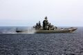 «Пётр Великий» на боевой службе в Средиземном море, 20 ноября 2016 года