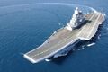 «Викрамадитья» во время первых испытаний в море, август 2012 года