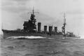 IJN Jintsu на после-модификационных испытаниях, Куре, Япония, 13 ноября 1939 года