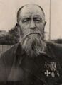 Илья Павлович Сырельщиков (1879 - 1950) служил машинным содержателем на канонерской лодке «Кореец». Фото 1949 года.