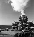 Кормовая часть линкора USS Alabama, январь 1943 г.