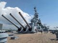 Кормовая часть линкора USS Alabama.