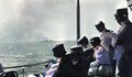 Адмирал Сперри на мостике USS Connecticut
