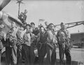Пилоты Supermarine Spitfires на палубе HMS Eagle 19 - 23 марта 1942г.