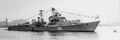 Эсминец «Спокойный» на Неве, июль 1961 года