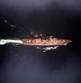 Эсминец «Стойкий» на ходу в море, 1987 год