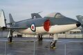 Палубный истребитель Supermarine F-1 Scimatar.