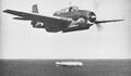 Сброс торпеды с Grumman TBF Avenger