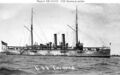 Крейсер "Такома" на якоре, около 1907-1909гг.