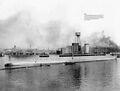 HMS Terror сразу же после спуска на воду 18 мая 1916 года