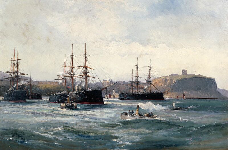 Файл:The-channel-fleet-off-scarborough-william-lionel-wyllie.jpg