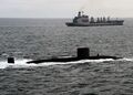HMS Torbay во время учений Saxon Warrior 11.
