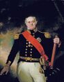 Вице-адмирал Томас Мастермен Харди. На картине с лентой и звездой ордена.