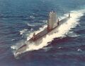 USS Tiru (SS-416) после переоборудования по программе GUPPY III (1959 год)