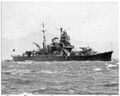 Крейсер IJN Tone в заливе Сукумо на учениях, июнь 1941 год.