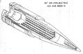Подкалиберный 406/347-мм кассетный снаряд HE-ER Mark 148