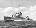 USS Anderson (DD-411) на испытаниях в 1939 году