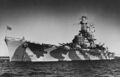 Линкор USS Alabama в заливе Каско, декабрь 1942 г.