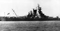Большой крейсер USS Alaska в достройке. Кэмпден, весна 1944 г.