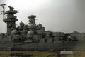 Большой крейсер USS Alaska в ожидании разборки. «Lipsett Scrap Yard», Керни, штат Нью-Джерси.
