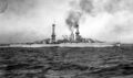 Линкор USS Arizona в эскорте президента В.Вильсона, 13 декабря 1918 г.