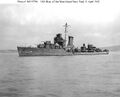 USS Blue рядом с верфью Мар-Айленд 11 апреля 1942