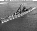 USS Canberra, 1944 год, Бостонская бухта