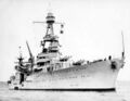Тяжелый крейсер USS Chicago, из состава «южной» группы союзников.