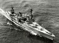 USS Chicago участвует в военно-морском смотре в Нью-Йорке. 1934.