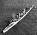 Легкий крейсер USS Cincinnati в гавани Нью-Йорка, 22 марта 1944 г.