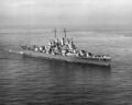 Крейсер USS Cleveland в море