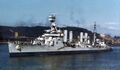 Легкий крейсер USS Concord в Панамском канале, 6 января 1943 г.