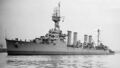 Легкий крейсер USS Detroit в Сан-Франциско, 10 января 1945 г. Кругами отмечены недавние изменения.