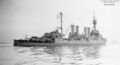 Легкий крейсер USS Detroit в Сан-Франциско, 10 января 1945 г. Кругами отмечены недавние изменения.