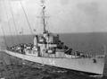 HNS Leon D-54, ранее USS Eldridge DE-173, в эксплуатации, 1960 год