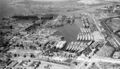 Стоянка Резервного флота, Филадельфия. Справа внизу - крейсер USS Hawaii. 19 мая 1955 г.