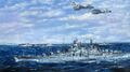 Команднный корабль авианосных соединений USS Hawaii (CBC-1). Рисунок