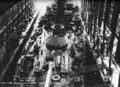 Достройка крейсера USS Hawaii, 12 апреля 1946 г. Кормовая часть.