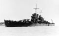 Легкий крейсер USS Helena на верфи ВМС в Маре Айлэнд, 1 июля 1942 г.