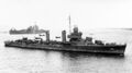 Эсминец USS Laffey, Эспириту-Санту, сентябрь 1942 г. Легкий крейсер USS Helena на заднем плане.